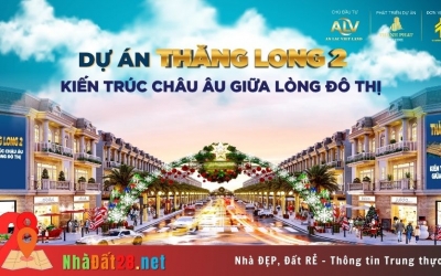 DỰ ÁN THĂNG LONG 2 BÌNH DƯƠNG - KIẾN TRÚC CHÂU ÂU TIỆN ÍCH VƯỢT TRỘI